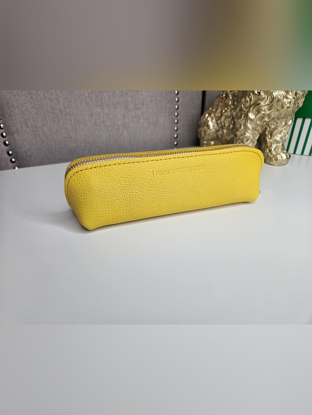 Portland Leather Goods Sidekick Pouch Canary Yellow